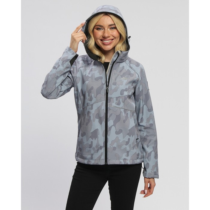 фото Ветровка женская softshell серого цвета, размер 48 mtforce