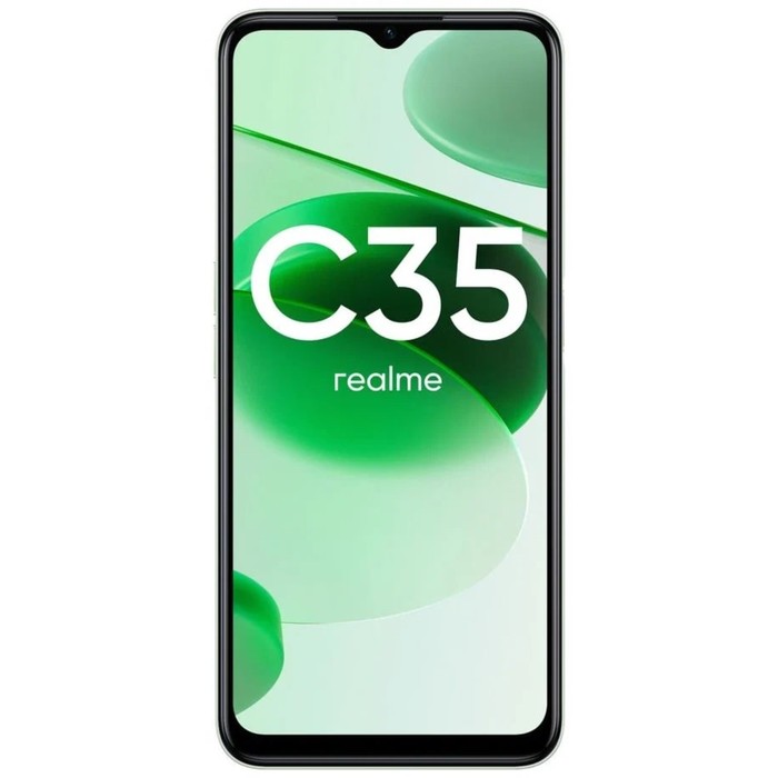 Смартфон Realme C35, 6.6", LCD, 2 sim, 4 Гб, 128 Гб, 50 Мп, 8 Мп, 5000 мАч, NFC, зеленый
Смартфон Realme C35, 6.6", LCD, 2 sim, 4 Гб, 128 Гб, 50 Мп, 8 Мп, 5000 мАч, NFC, зеленый