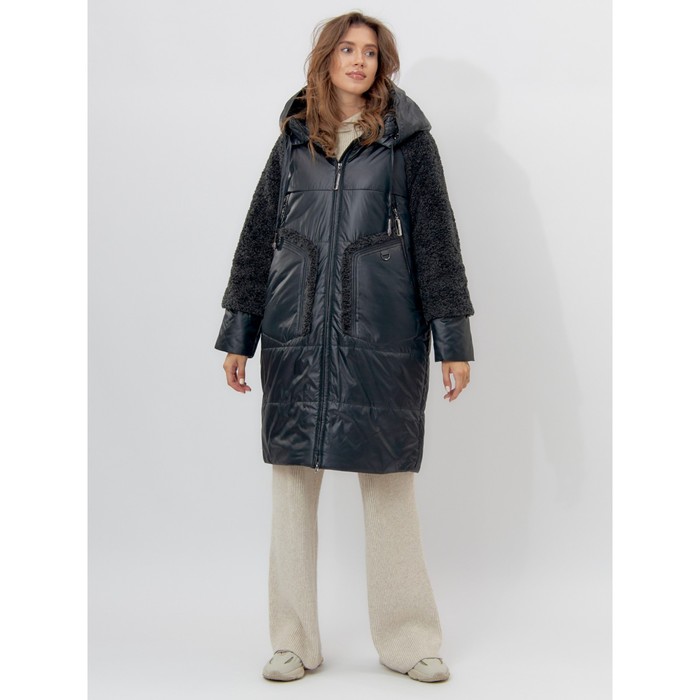 фото Пальто утепленное женское зимние темно-зеленого цвета, размер 50 mtforce