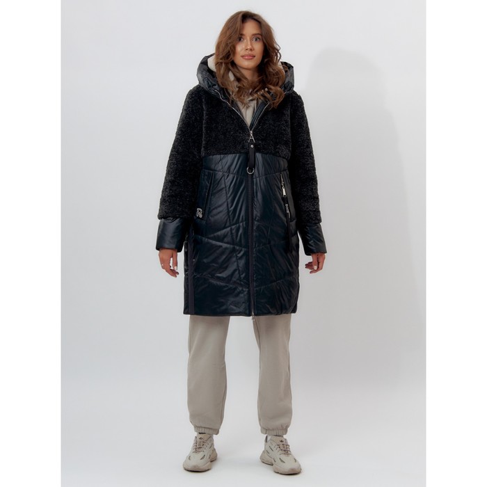 фото Пальто утепленное женское зимние темно-зеленого цвета, размер 52 mtforce