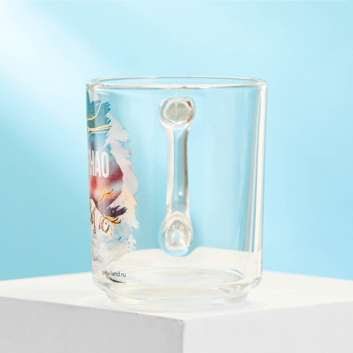 фото Кружка стеклянная «янао», 200 мл семейные традиции
