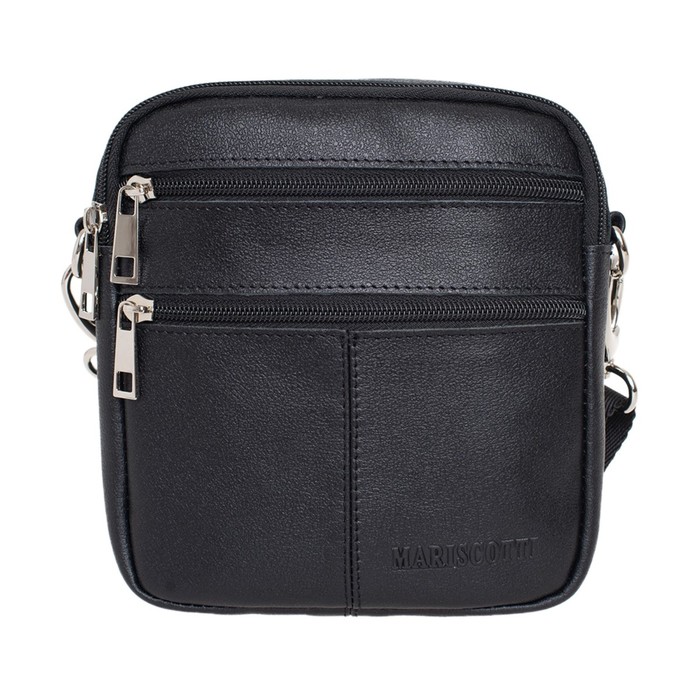 фото Планшет, отдел на молнии, цвет черный 16,5х18х4,5см franchesco mariscotti