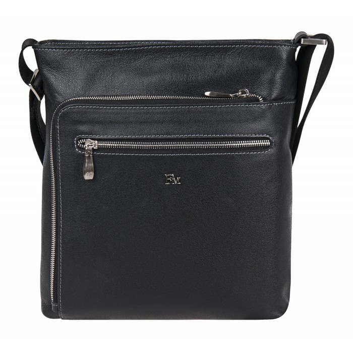 фото Планшет, отдел на молнии, цвет черный 24х28х5см franchesco mariscotti