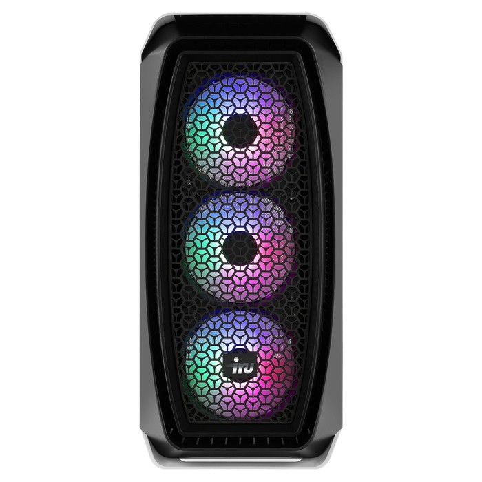 фото Компьютер iru game 510b5gma mt, i5 11400f, 16 гб, ssd 1 тб, rtx3060 12gb, fdos, чёрный