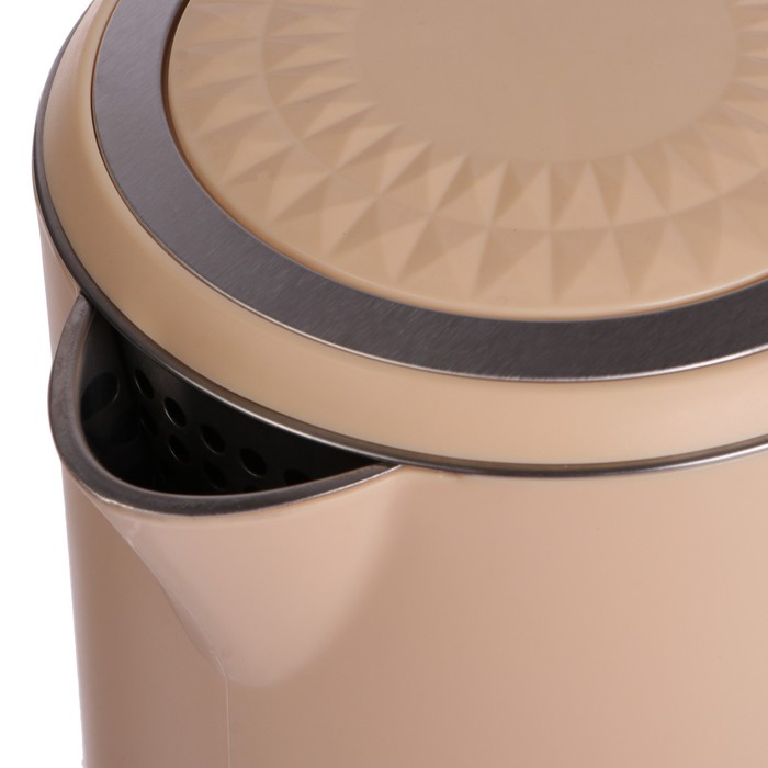 Чайник электрический Centek CT-0020, пластик, колба металл, 1.7 л, 2200 Вт, бежевый
Чайник электрический Centek CT-0020, пластик, колба металл, 1.7 л, 2200 Вт, бежевый