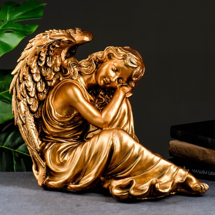 Фигура "Ангел девушка сидя" большая, бронза 27х43х37см
Фигура "Ангел девушка сидя" большая, бронза 27х43х37см