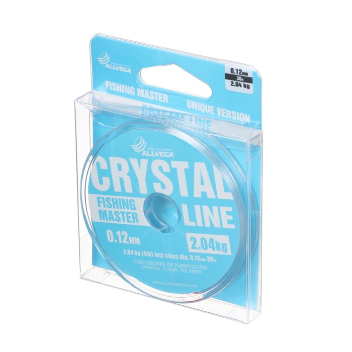 Леска монофильная ALLVEGA Fishing Master CRYSTAL, диаметр 0.12 мм, тест 2.04 кг, 30 м
Леска монофильная ALLVEGA Fishing Master CRYSTAL, диаметр 0.12 мм, тест 2.04 кг, 30 м
