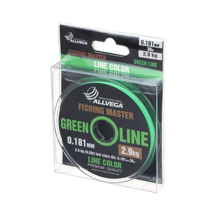 Леска монофильная ALLVEGA Fishing Master, диаметр 0.181 мм, тест 2.9 кг, 30 м, зеленая
Леска монофильная ALLVEGA Fishing Master, диаметр 0.181 мм, тест 2.9 кг, 30 м, зеленая