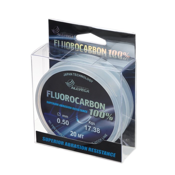 Леска монофильная ALLVEGA FX Fluorocarbon 100%, диаметр 0.50 мм, тест 17.83 кг, 20 м, прозрачная
Леска монофильная ALLVEGA FX Fluorocarbon 100%, диаметр 0.50 мм, тест 17.83 кг, 20 м, прозрачная