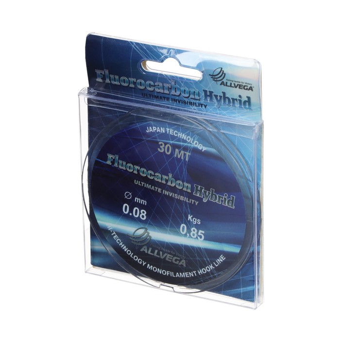 Леска монофильная ALLVEGA Fluorocarbon Hybrid, диаметр 0.08 мм, тест 0.85 кг, 30 м, флюорокарбон 65%
Леска монофильная ALLVEGA Fluorocarbon Hybrid, диаметр 0.08 мм, тест 0.85 кг, 30 м, флюорокарбон 65%
