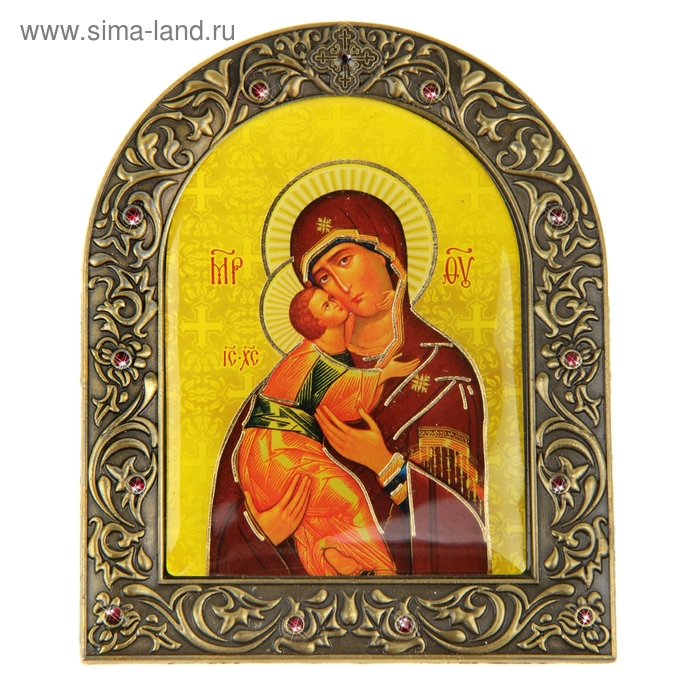 Икона "Владимирская икона Божией Матери " на подставке
Икона "Владимирская икона Божией Матери " на подставке