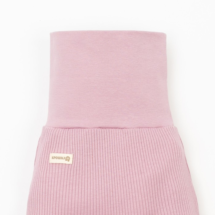 фото Ползунки-штанишки крошка я, basic line, рост 62-68 см, цвет розовый