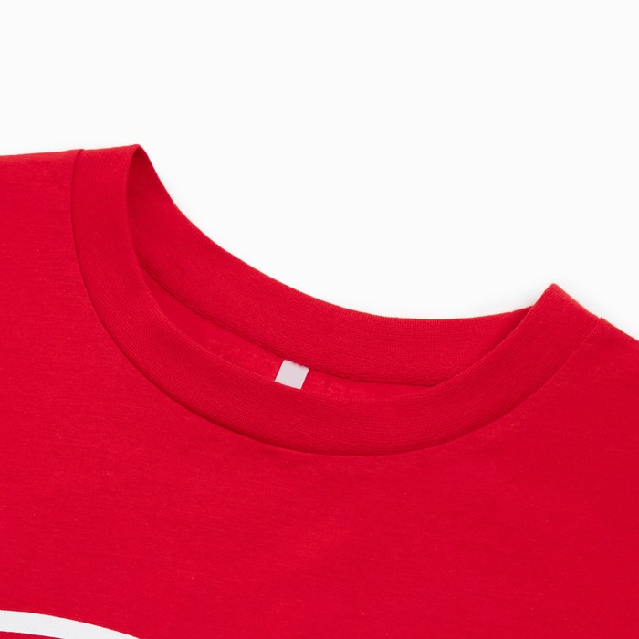 фото Футболка president спорт российский, xs, красный, 100% хлопок, кул.гладь 150 г/м2