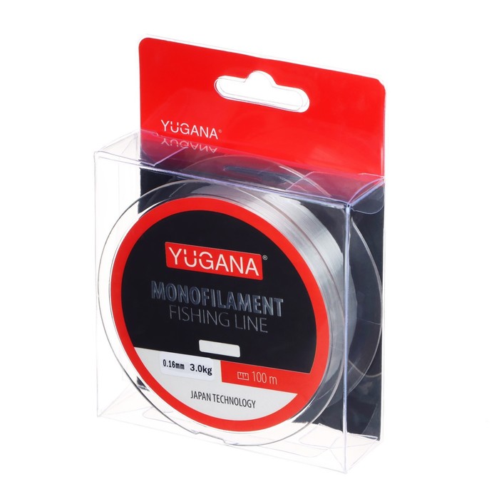 фото Леска монофильная yugana, monolite clear, 0.16 mm, 100 m
