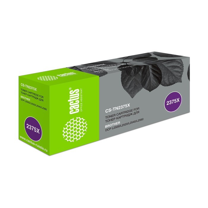 Картридж Cactus CS-TN2375X TN-2375, (DCP L2500/L2520/L2540/L2560), для Brother, чёрный
Картридж Cactus CS-TN2375X TN-2375, (DCP L2500/L2520/L2540/L2560), для Brother, чёрный