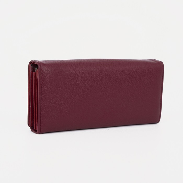Кошелёк на магните, цвет бордовый
Кошелёк на магните, цвет бордовый