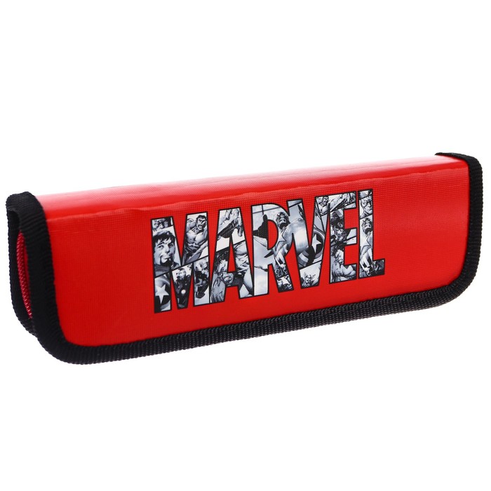 фото Пенал каркасный, 1 секция, 55х205х25 мм, ламинированный картон, мстители marvel