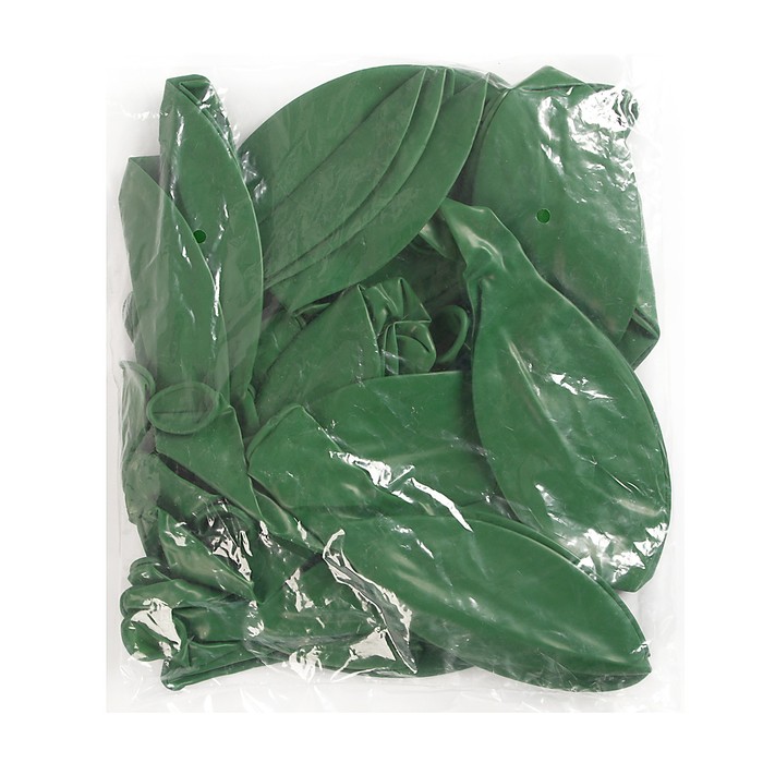 фото Шар латексный 24", зелёный, пастель, набор 25 шт. шаринг