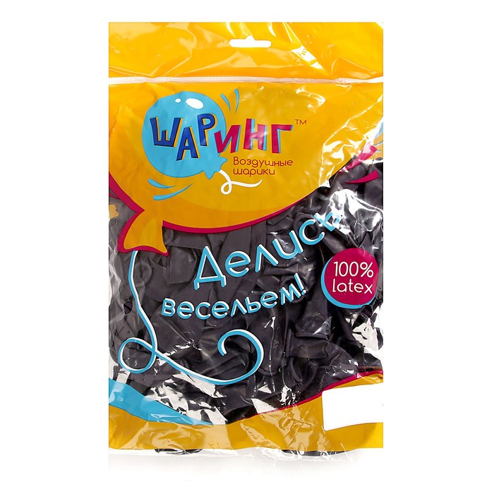 фото Шар латексный 12", фиолетовый, пастель, набор 100 шт. шаринг