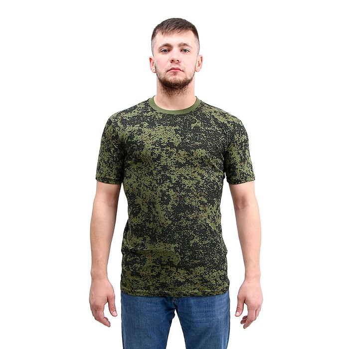 фото Футболка хаки кмф пиксель р.48