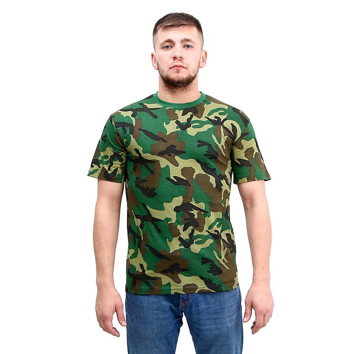 фото Футболка хаки кмф облака р.52