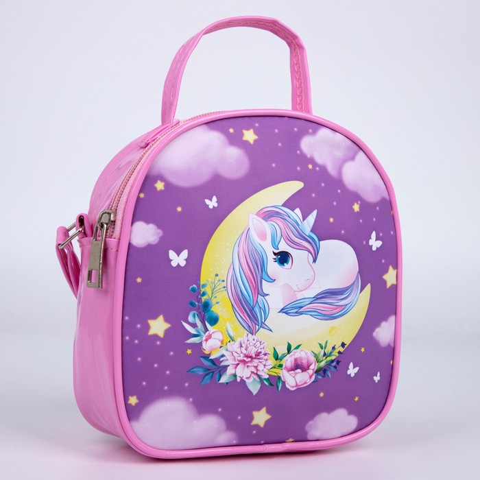 фото Сумка детская "единорог" 16*17см, искусственная кожа nazamok kids