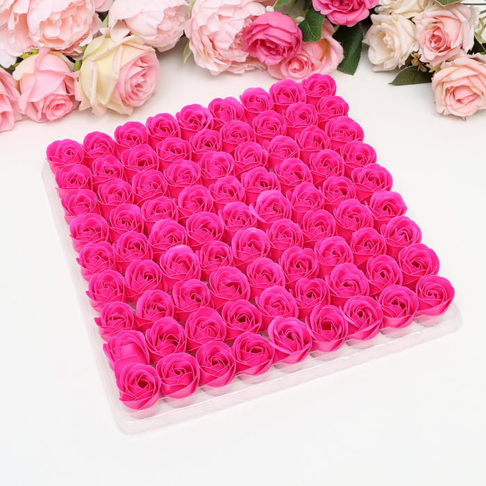 Розы мыльные фуксия, набор 81 шт
Розы мыльные фуксия, набор 81 шт