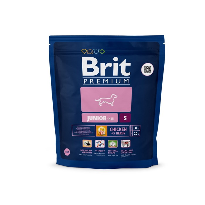 Сухой корм Brit Premium Dog Puppy and Junior Small для щенков и молодых собак, курица, 1 кг 938378
Сухой корм Brit Premium Dog Puppy and Junior Small для щенков и молодых собак, курица, 1 кг 938378