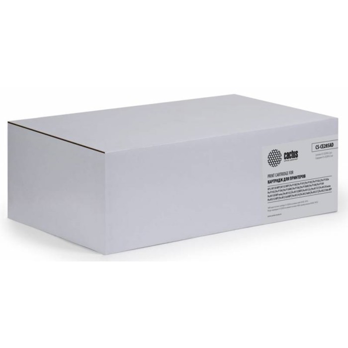 Картридж Cactus CE285AF CS-CE285AD, для HP LJ P1102/P1102W/M1130, 1600 страниц, цвет чёрный
Картридж Cactus CE285AF CS-CE285AD, для HP LJ P1102/P1102W/M1130, 1600 страниц, цвет чёрный