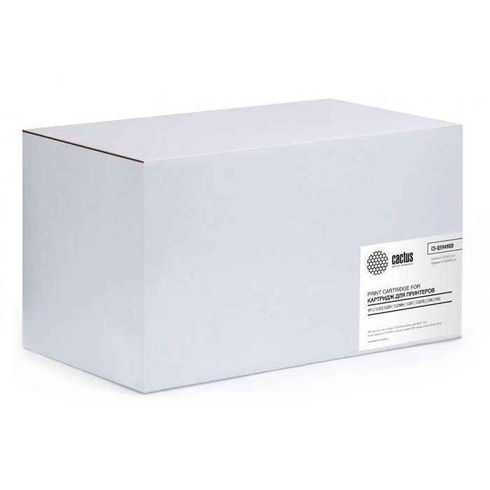 Картридж Cactus CS-Q5949XD x2упак, для HP LJ 1320/3390/3392, 12000 страниц, цвет чёрный
Картридж Cactus CS-Q5949XD x2упак, для HP LJ 1320/3390/3392, 12000 страниц, цвет чёрный