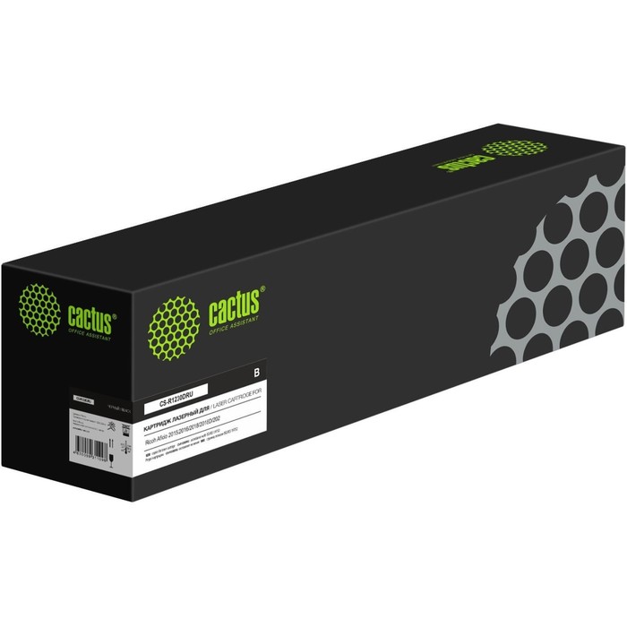 Картридж Cactus CS-R1230DRU 842340, для Ricoh Aficio 2015/2016/2018/2018D, 9000 страниц, цвет чёрный
Картридж Cactus CS-R1230DRU 842340, для Ricoh Aficio 2015/2016/2018/2018D, 9000 страниц, цвет чёрный