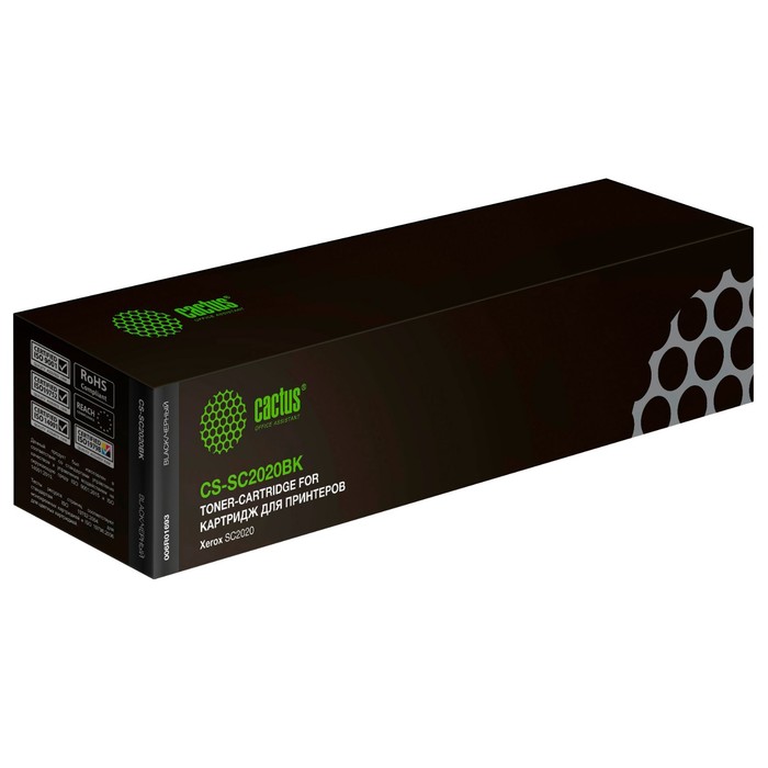 Картридж Cactus CS-SC2020BK 006R01693, для Xerox DocuCentre SC2020/SC2020N, 9000 страниц, цвет чёрный
Картридж Cactus CS-SC2020BK 006R01693, для Xerox DocuCentre SC2020/SC2020N, 9000 страниц, цвет чёрный