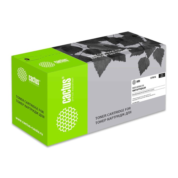 Картридж Cactus CS-TN116 TN-116, для Konica Minolta Bizhub 164/165/184, 11000 страниц, цвет чёрный
Картридж Cactus CS-TN116 TN-116, для Konica Minolta Bizhub 164/165/184, 11000 страниц, цвет чёрный