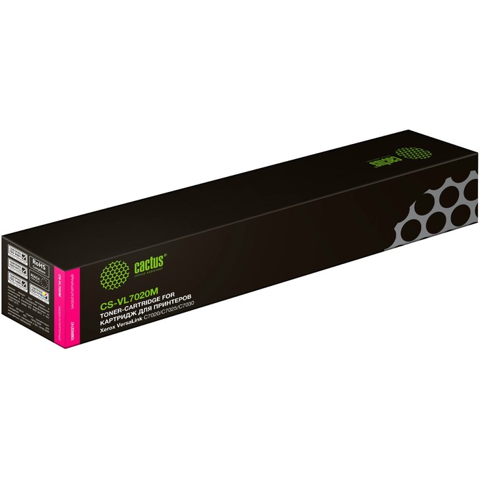 Картридж Cactus CS-VL7020M 106R03747, для Xerox VL C7020/C7025/C7030, 16500 страниц, цвет пурпурный
Картридж Cactus CS-VL7020M 106R03747, для Xerox VL C7020/C7025/C7030, 16500 страниц, цвет пурпурный