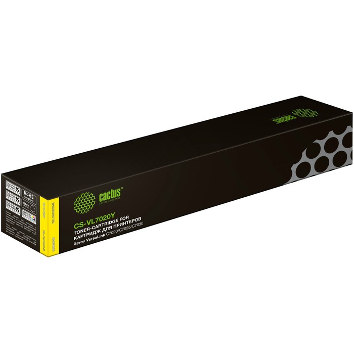 Картридж Cactus CS-VL7020Y 106R03746, для Xerox VL C7020/C7025/C7030, 16500 страниц, цвет жёлтый
Картридж Cactus CS-VL7020Y 106R03746, для Xerox VL C7020/C7025/C7030, 16500 страниц, цвет жёлтый