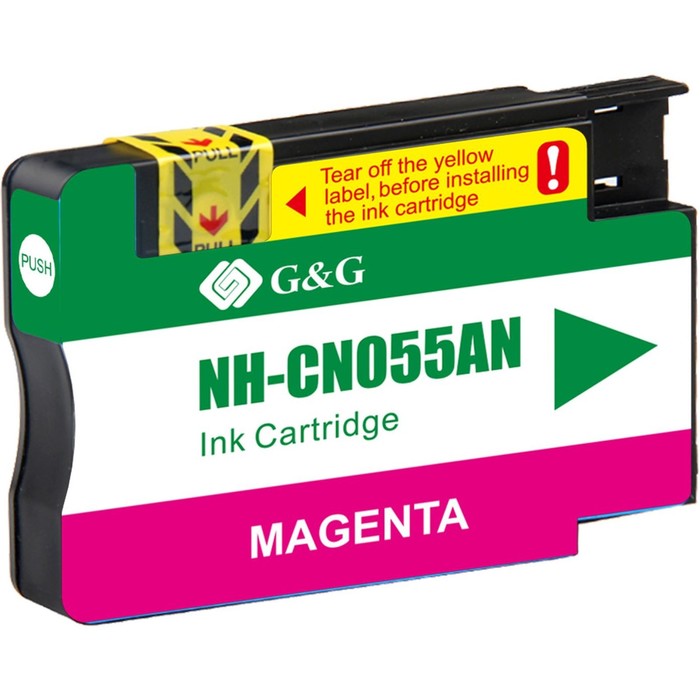Картридж G&G NH-CN055AN №933XL, для HP Officejet 6100/6600/6700/7110/7510, 14 мл, цвет пурпурный
Картридж G&G NH-CN055AN №933XL, для HP Officejet 6100/6600/6700/7110/7510, 14 мл, цвет пурпурный
