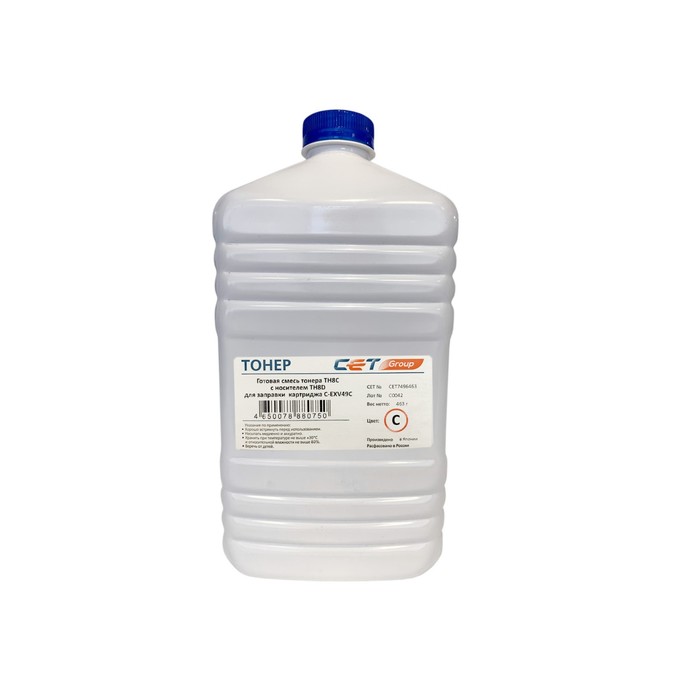 Тонер Cet TF8C/TF8D CET7496-463, девелопер, Canon C3325i/3330i/3320, бутылка 463гр, голубой
Тонер Cet TF8C/TF8D CET7496-463, девелопер, Canon C3325i/3330i/3320, бутылка 463гр, голубой