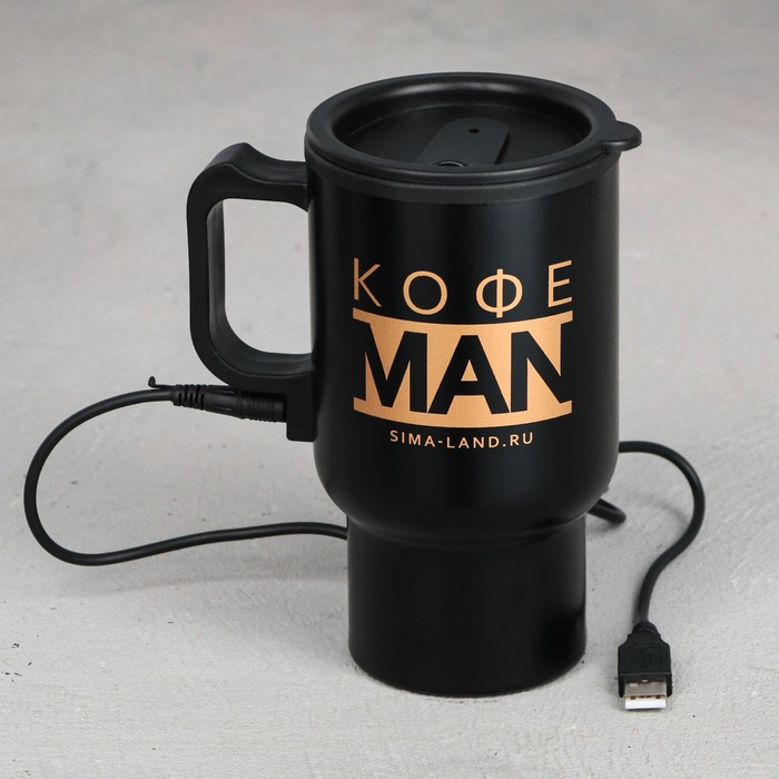 фото Термокружка с usb «кофе man», 450 мл svoboda voli