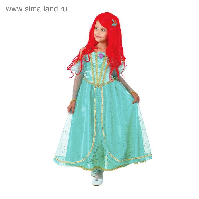 фото Карнавальный костюм «принцесса ариэль», текстиль, размер 34, рост 134 см батик