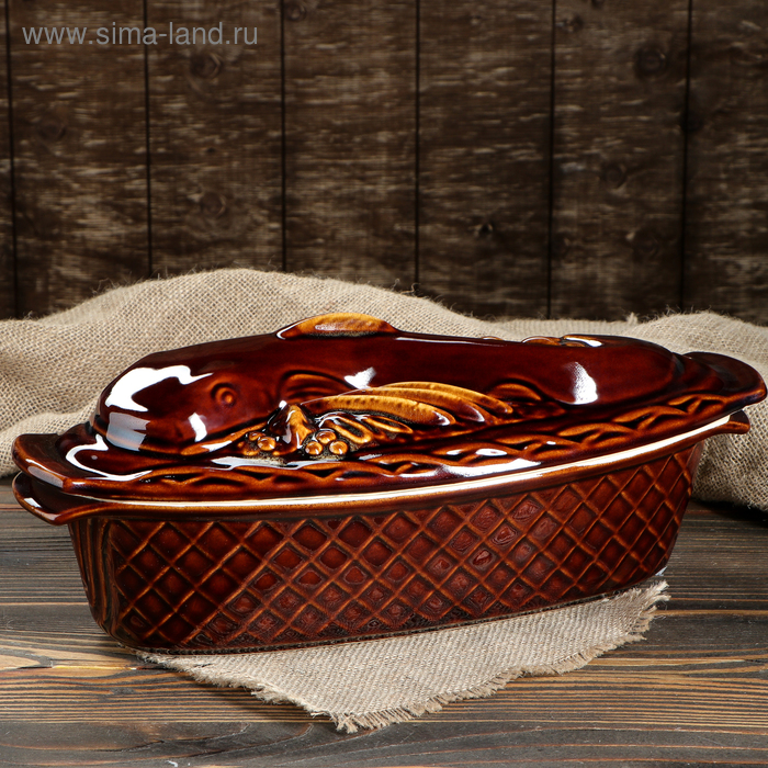 Горшок духовой "Сом", 2.5 л
Горшок духовой "Сом", 2.5 л