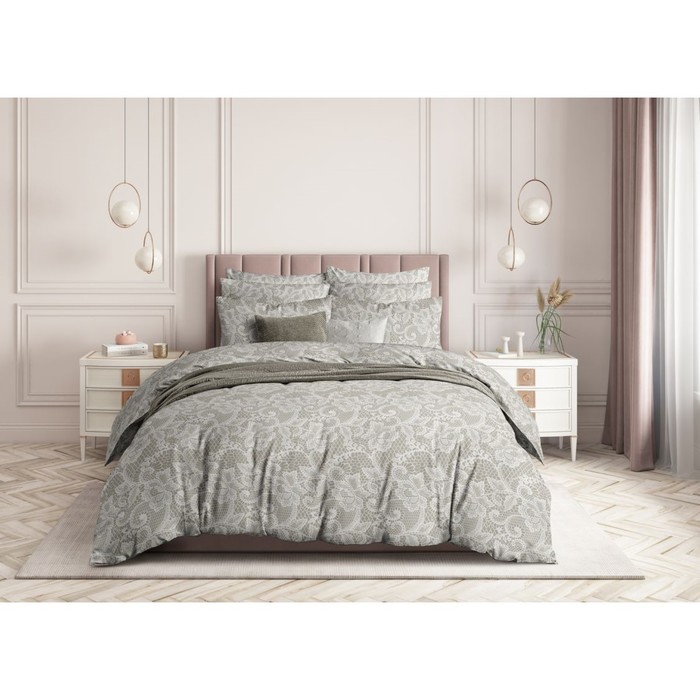 Постельное бельё 2 сп Lace beige, размер 180х214 см, 175х215 см, 70х70 - 2 шт., цвет серый
Постельное бельё 2 сп Lace beige, размер 180х214 см, 175х215 см, 70х70 - 2 шт., цвет серый