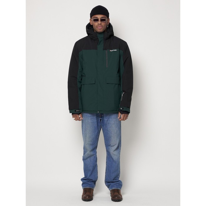 фото Куртка горнолыжная мужская, цвет тёмно-зелёный, размер 48 mtforce