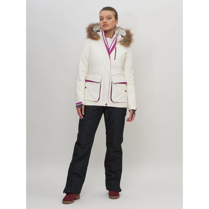 фото Куртка спортивная женская, цвет белый, размер 48 mtforce