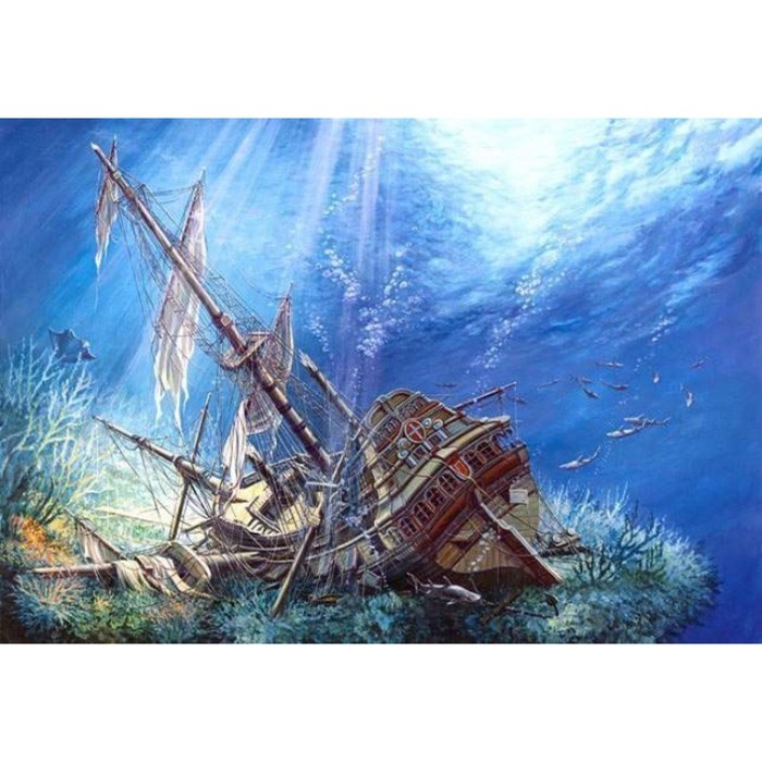 фото Пазл «затонувший корабль», 2000 элементов castorland