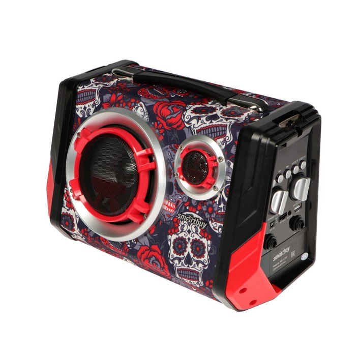 Портативная караоке система Smartbuy EPIC, 18 Вт, FM, AUX, USB, BT, Li-Ion 1800 мАч
Портативная караоке система Smartbuy EPIC, 18 Вт, FM, AUX, USB, BT, Li-Ion 1800 мАч