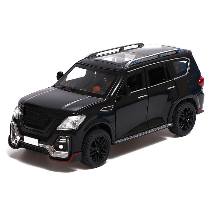 Машина металлическая Nissan Patrol, масштаб 1:24, открываются двери, капот, багажник, цвет чёрный
Машина металлическая Nissan Patrol, масштаб 1:24, открываются двери, капот, багажник, цвет чёрный