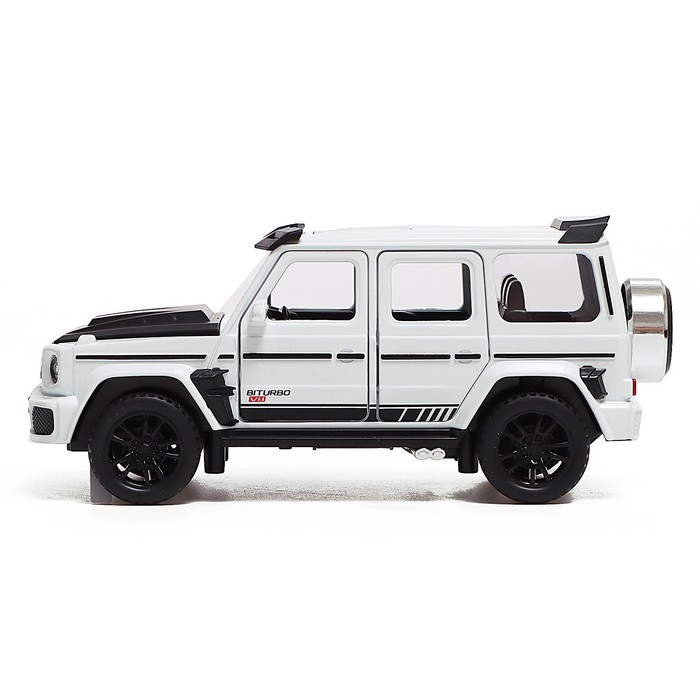Машина металлическая Brabus G700, масштаб 1:32, открываются двери, капот, багажник, цвет белый
Машина металлическая Brabus G700, масштаб 1:32, открываются двери, капот, багажник, цвет белый