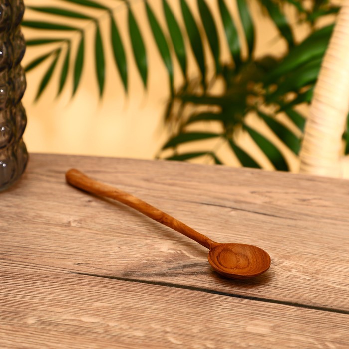 фото Ложка 22 см, тиковое дерево