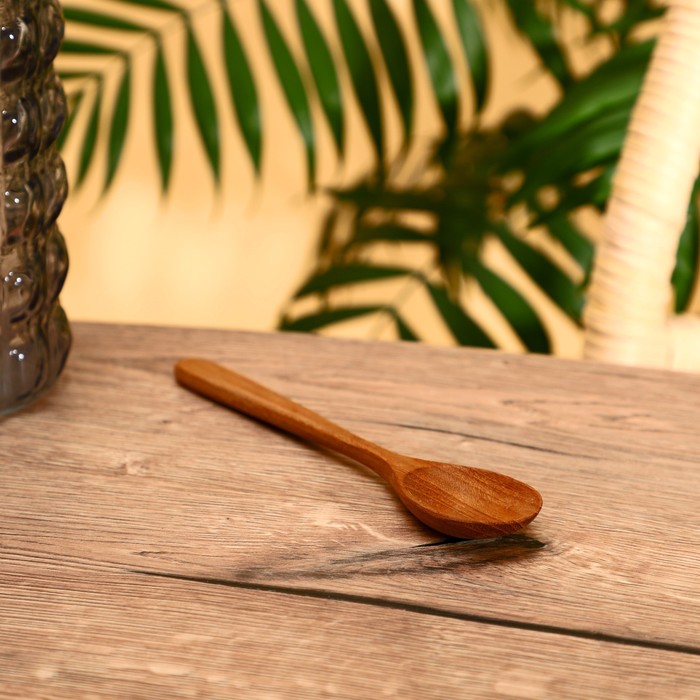 фото Ложка 19 см, тиковое дерево