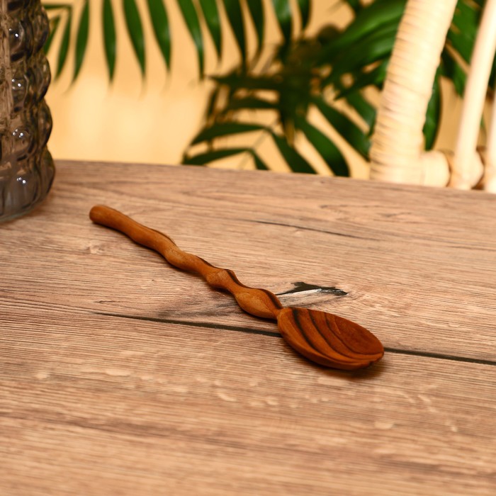 фото Ложка 23 см, тиковое дерево